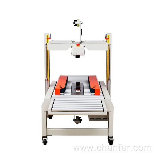 Automatic Carton box sealing packaging machine with conveyor